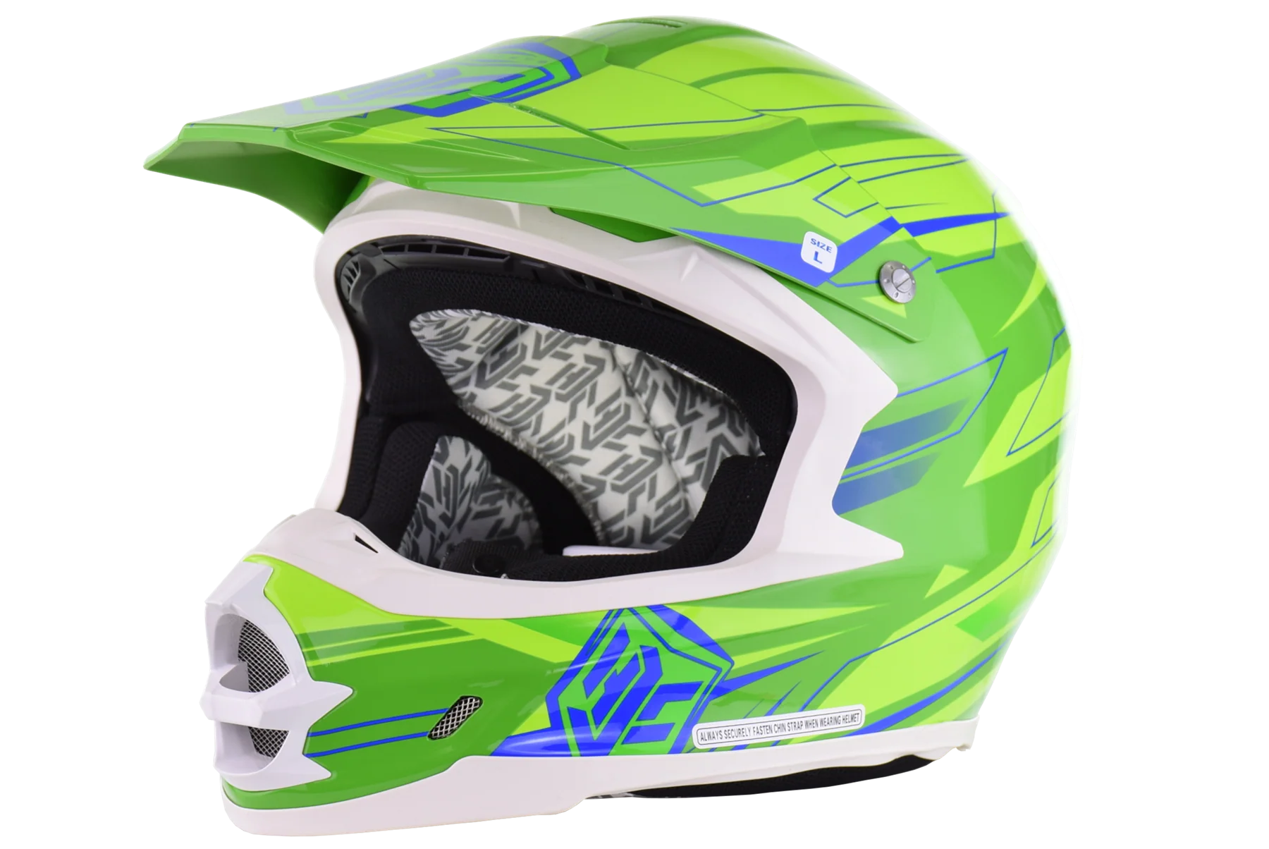 HJC - FG-X Talon MC4H Helmet - Hi-Vis Green - Large - Image 2