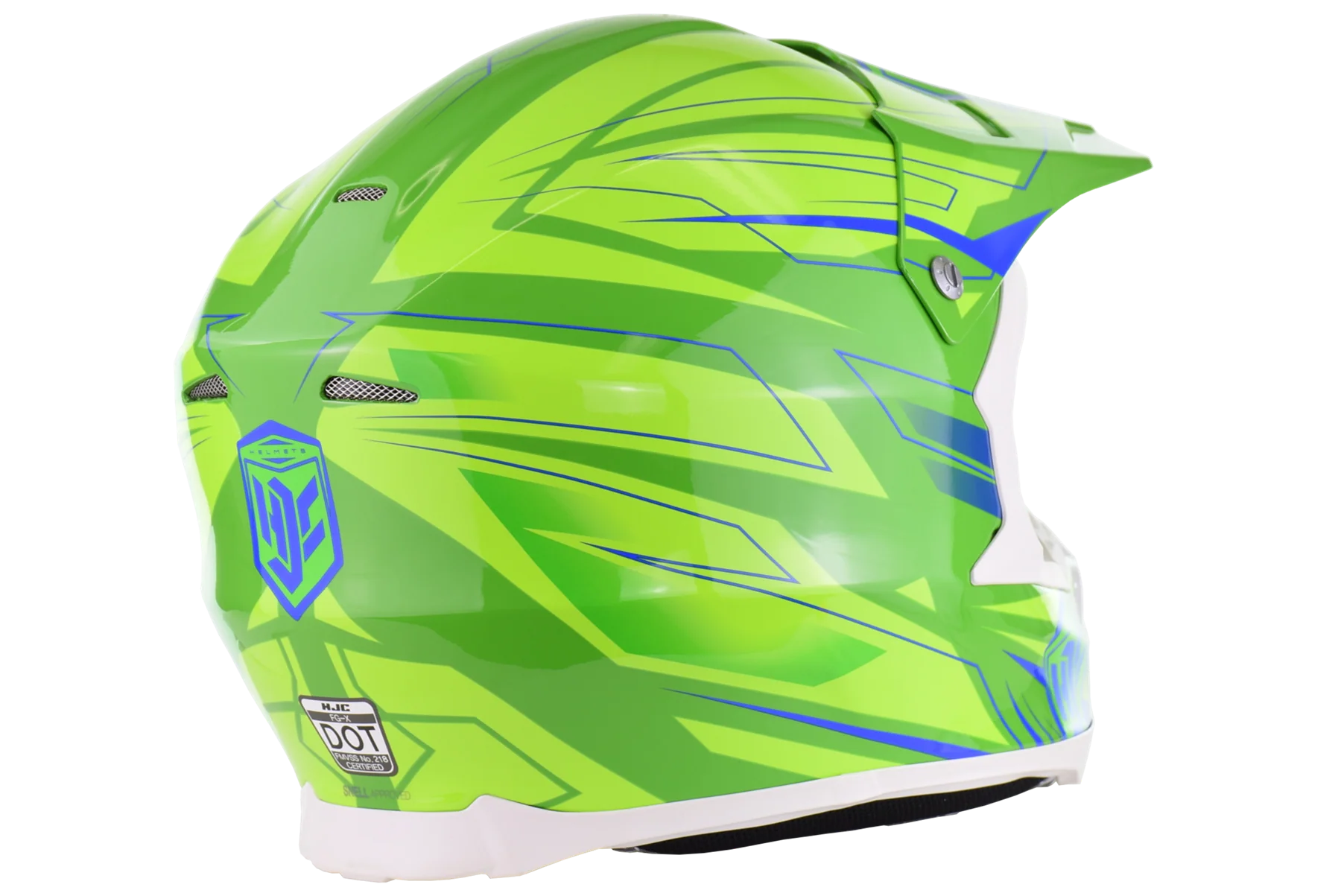 HJC - FG-X Talon MC4H Helmet - Hi-Vis Green - Large - Image 4