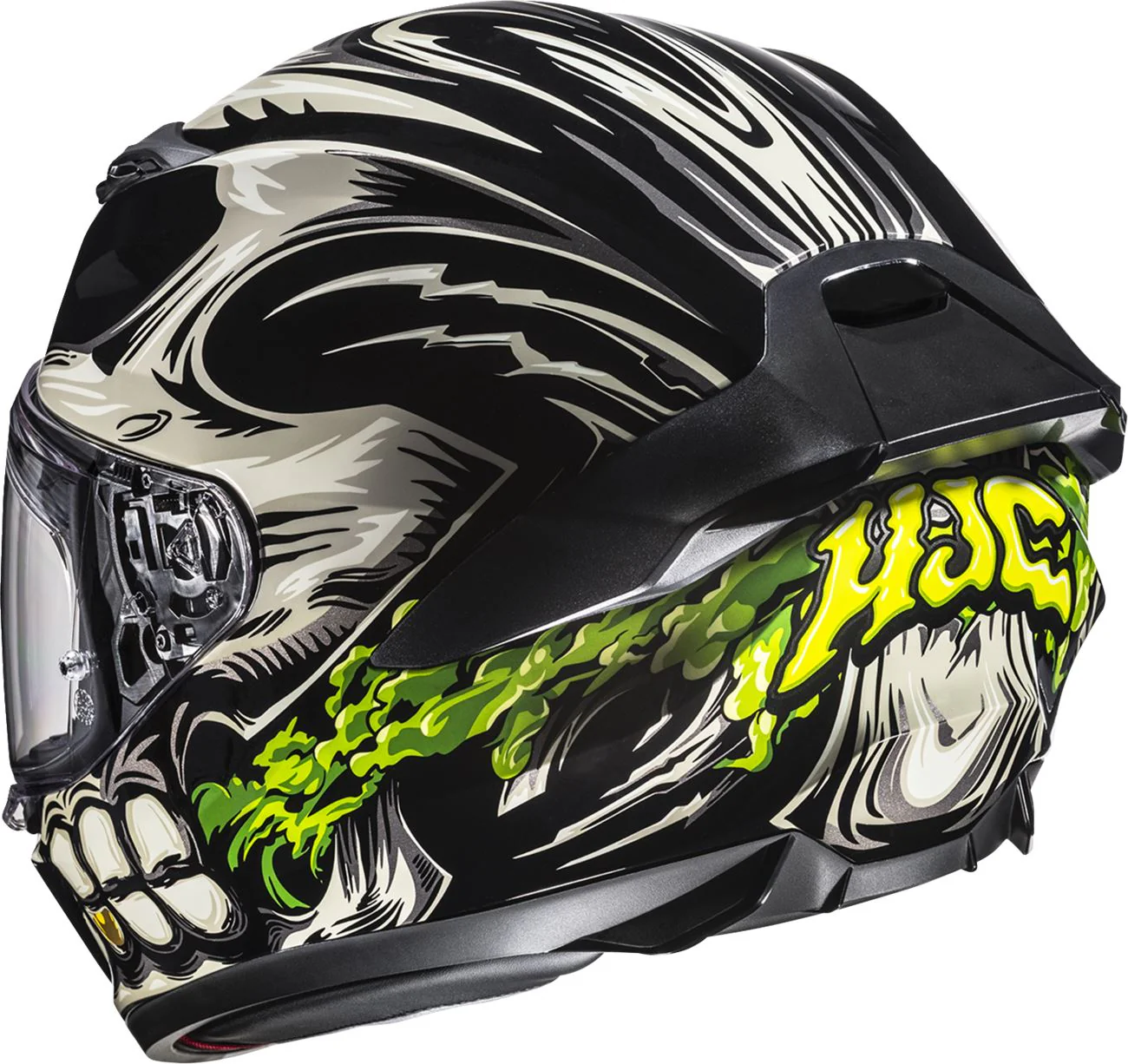 HJC i11 Helmet - Acid Skull - Image 3
