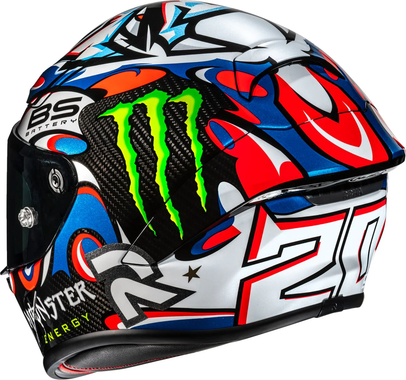 HJC RPHA 1N V2 Carbon Helmet - Quartararo Le Mans III - Image 2