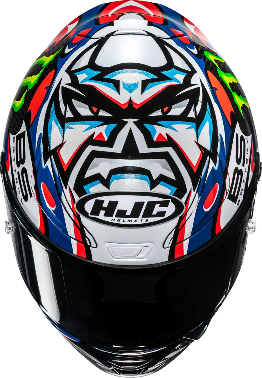 HJC RPHA 1N V2 Carbon Helmet - Quartararo Le Mans III - Image 3