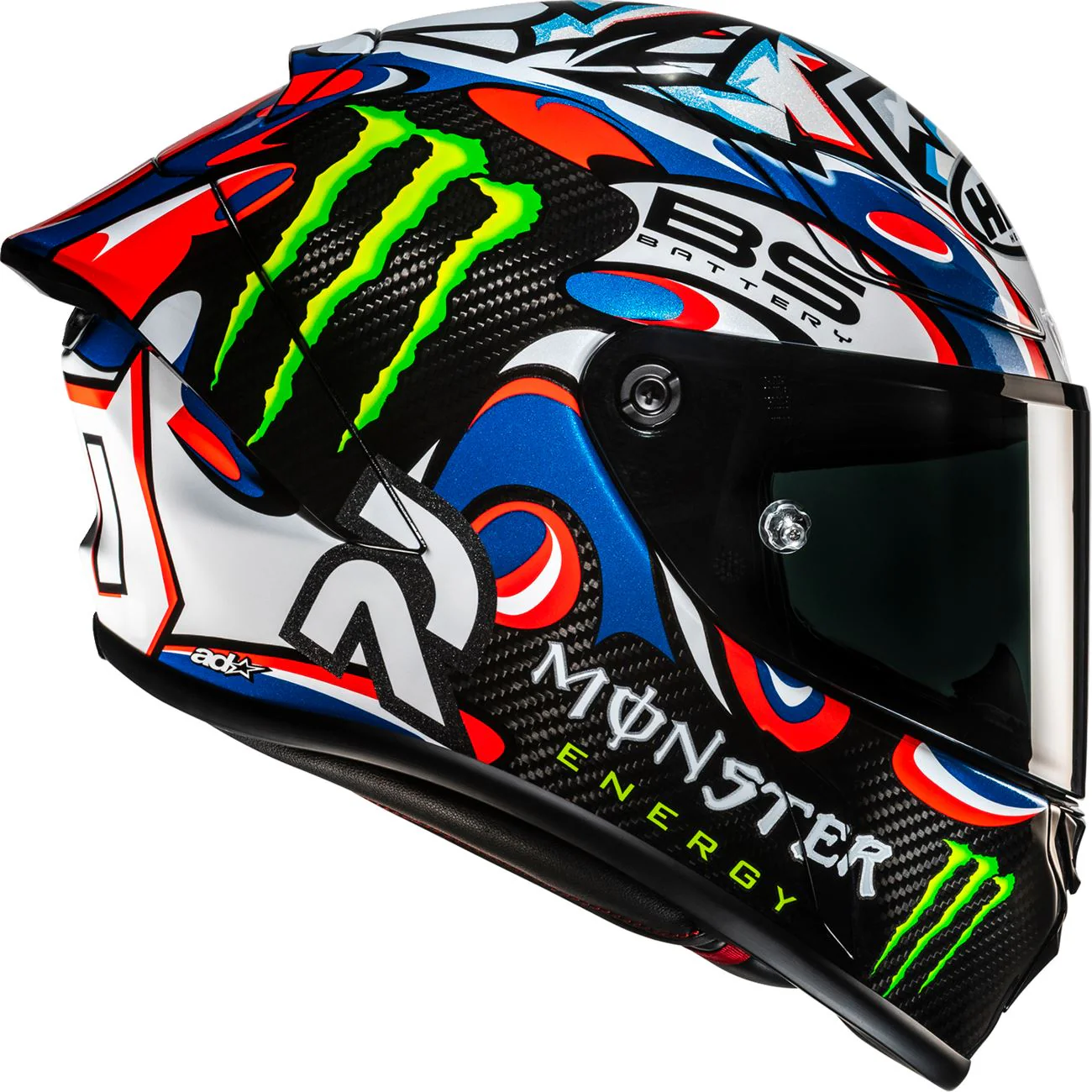 HJC RPHA 1N V2 Carbon Helmet - Quartararo Le Mans III - Image 4