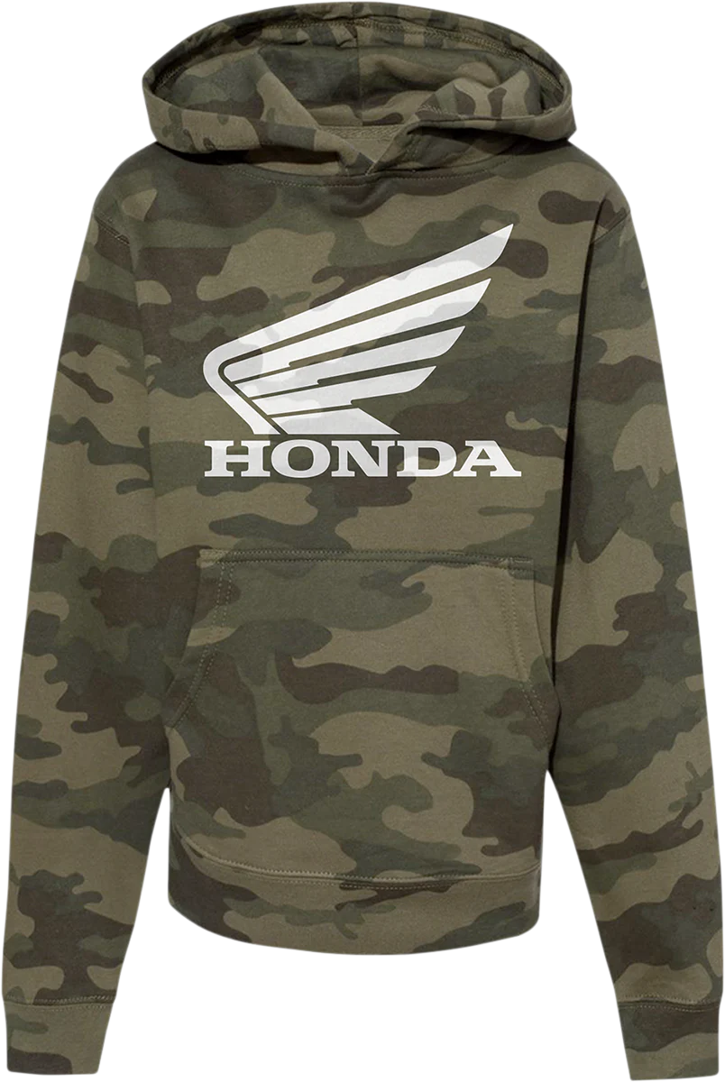 HONDA APPAREL Youth Honda Hoodie - Camo - XL NP21S-Y3036-XL