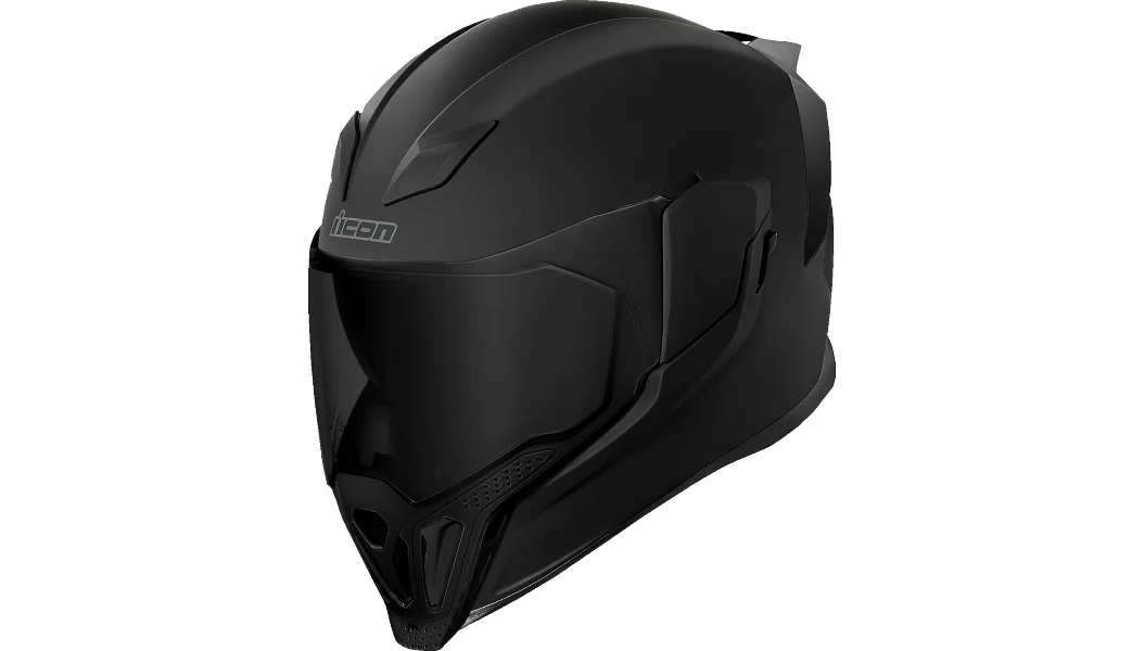 Icon - Airflite Dark Helmet - Black - XL - Image 3