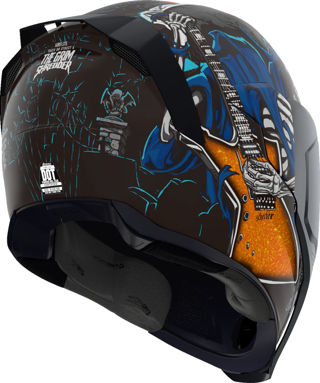 ICON Airflite* Helmet - Trick or Street 4 - Black - 2XL 0101-17365 - Image 4