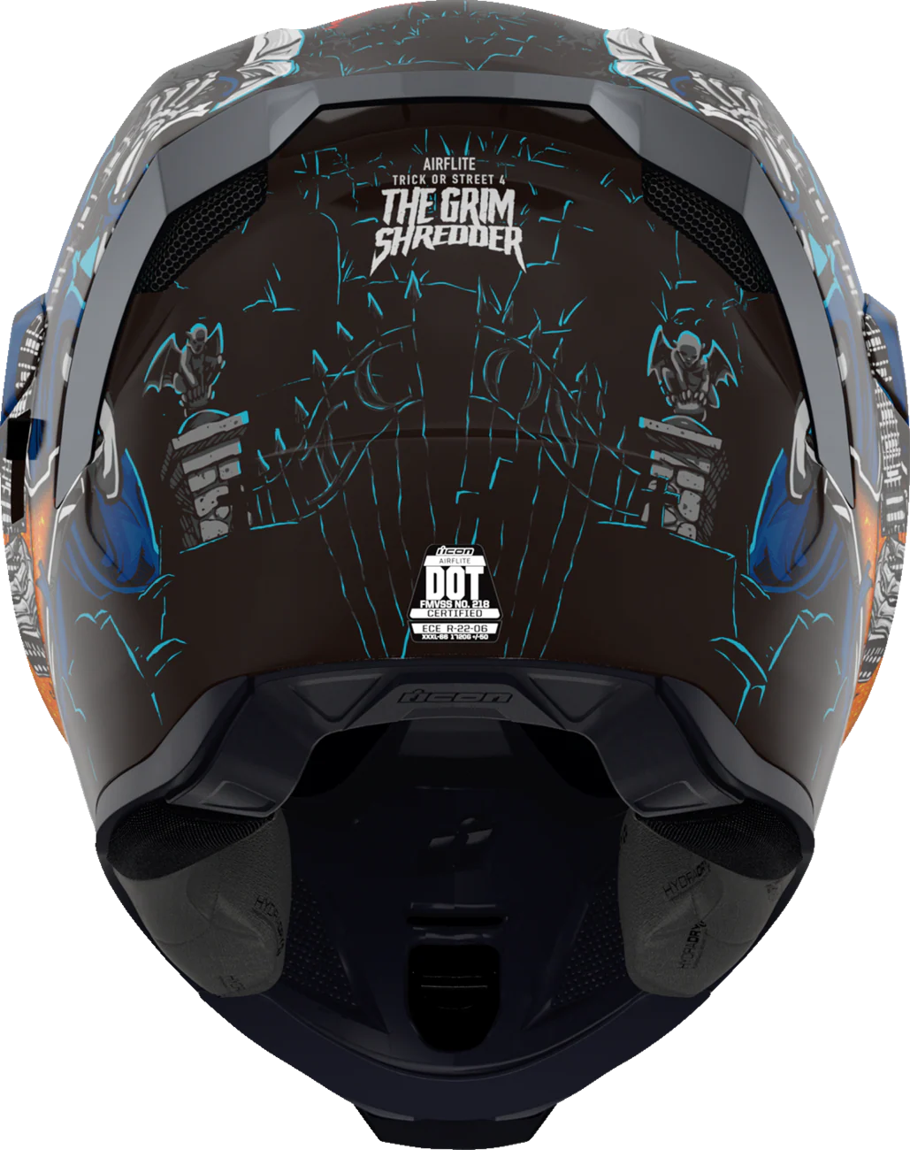 ICON Airflite* Helmet - Trick or Street 4 - Black - Large 0101-17363 - Image 3