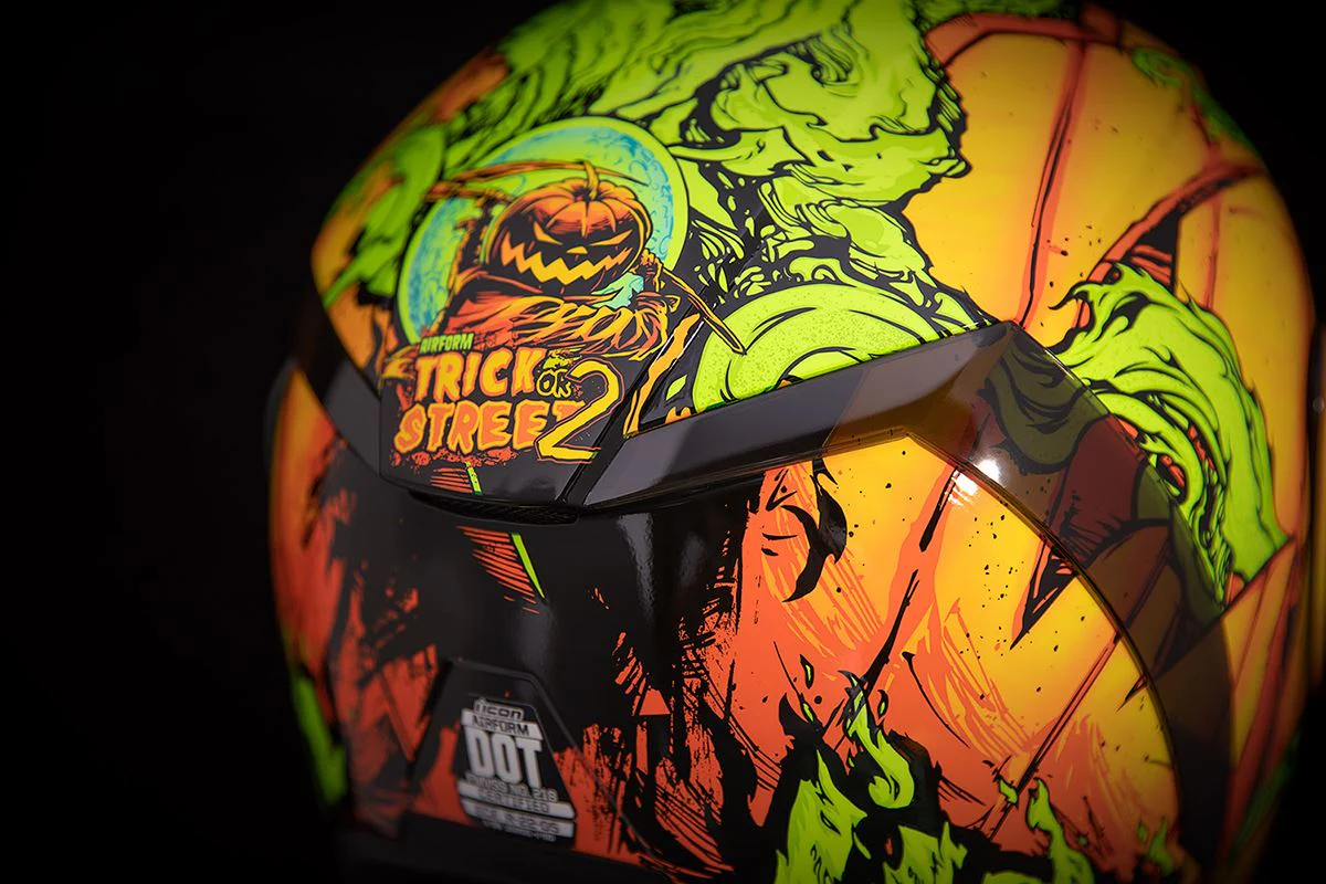 ICON Airform™ Helmet - Trick or Street - Orange - Image 5