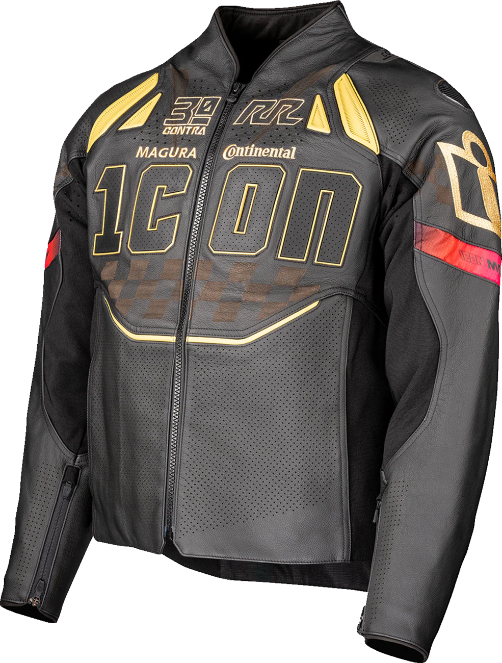 ICON Contra3* Rizz Rizz Jacket - Black - 2XL 2810-4292
