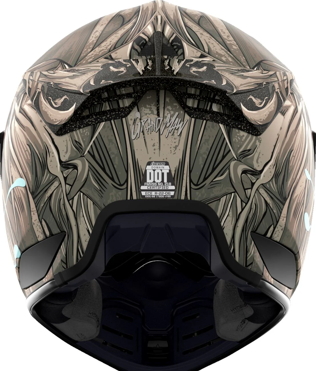 Icon Domain™ Helmet - Grand Maw - Gray - Image 4