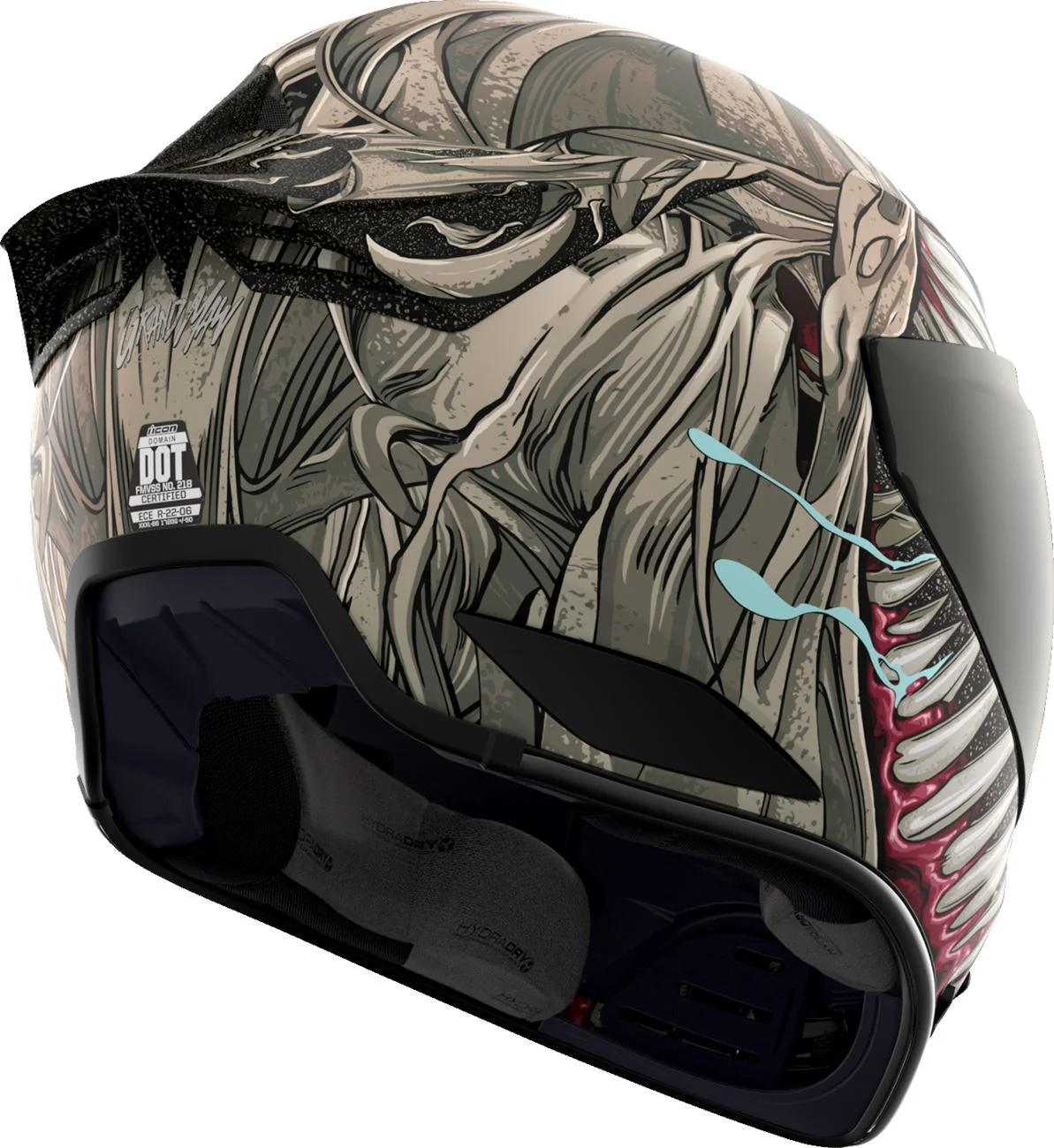 Icon Domain™ Helmet - Grand Maw - Gray - Image 5