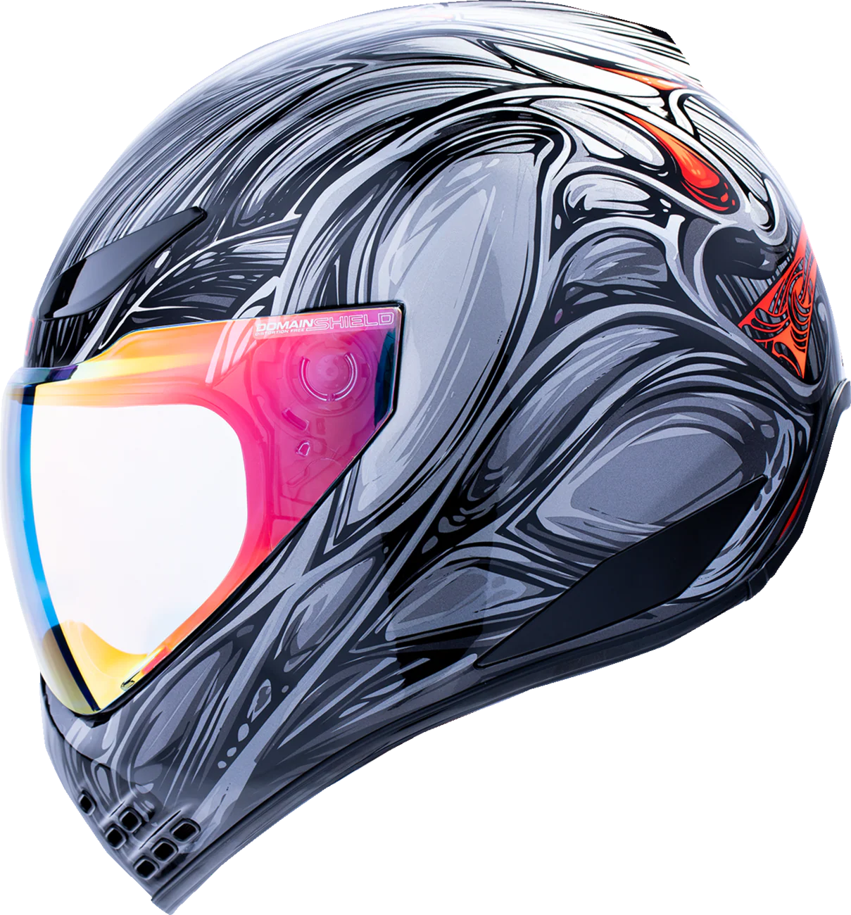 ICON Domain* Helmet - Nouveau - Silver - XS 0101-18523 - Image 2