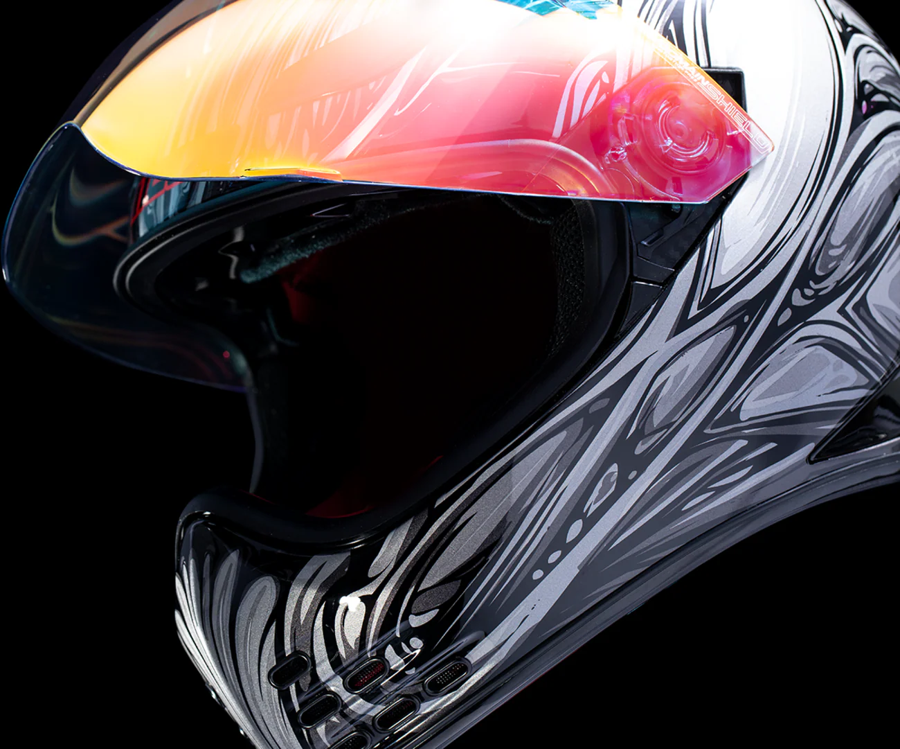 ICON Domain* Helmet - Nouveau - Silver - XS 0101-18523 - Image 4