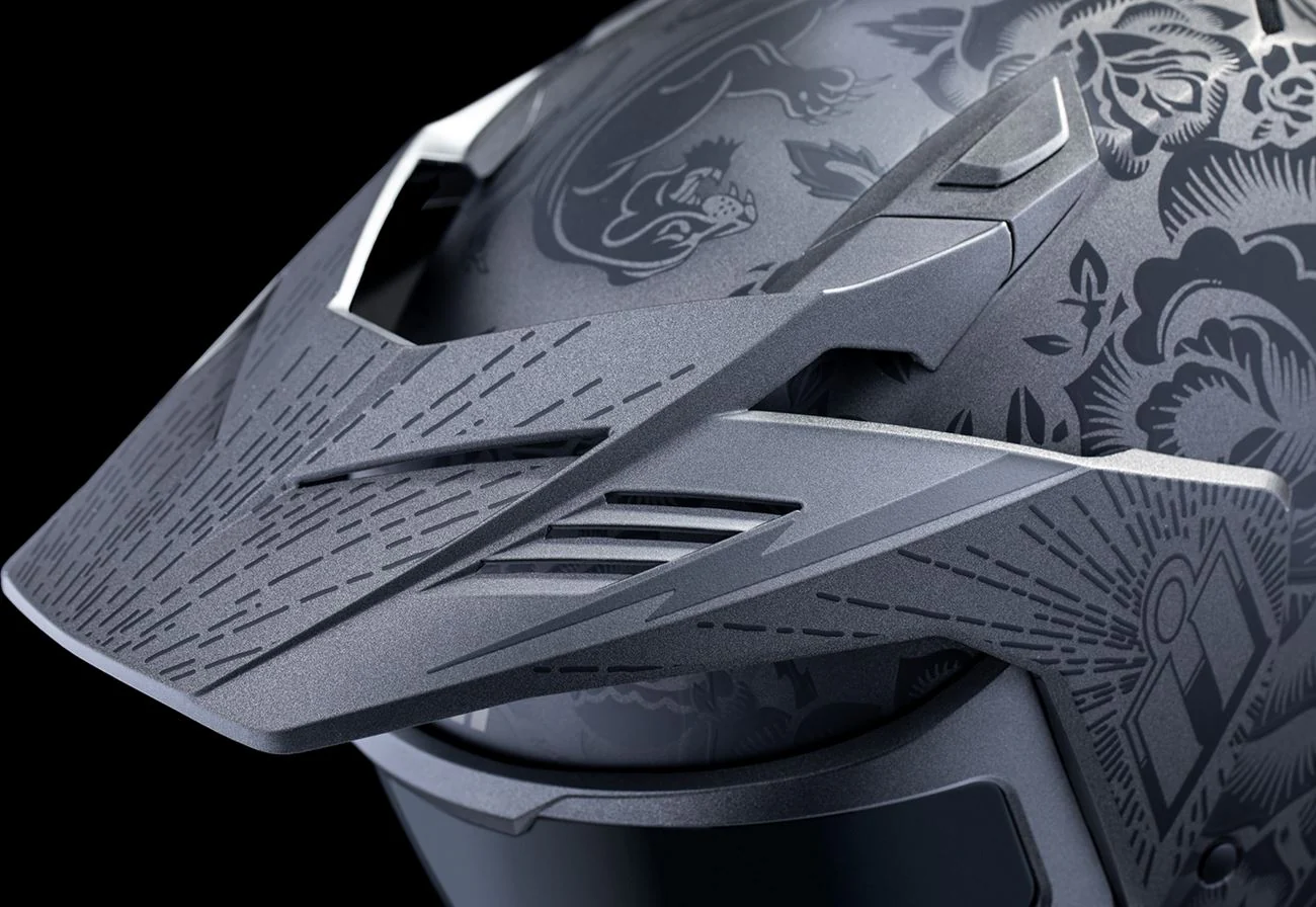 ICON Elsinore™ Helmet - Darkgard - Black - Image 2