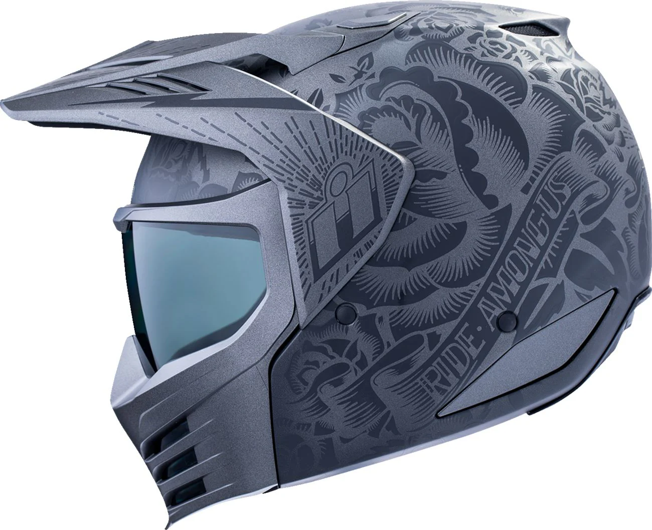 ICON Elsinore™ Helmet - Darkgard - Black - Image 5