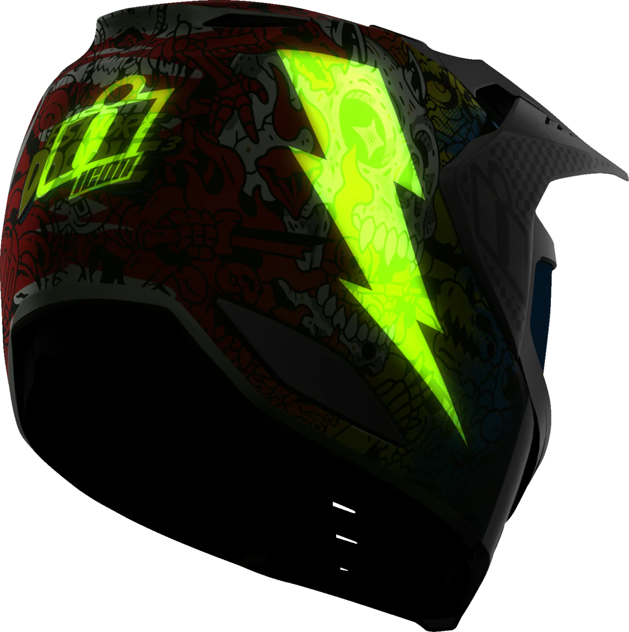 ICON Elsinore* Helmet - Doodle 3 - White - Medium 0104-3439 - Image 10
