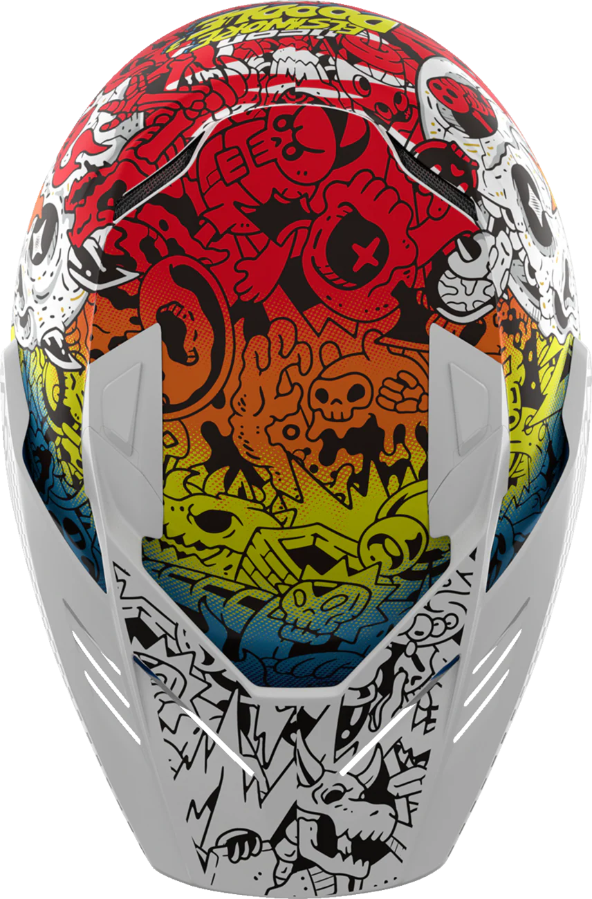 ICON Elsinore* Helmet - Doodle 3 - White - Medium 0104-3439 - Image 6