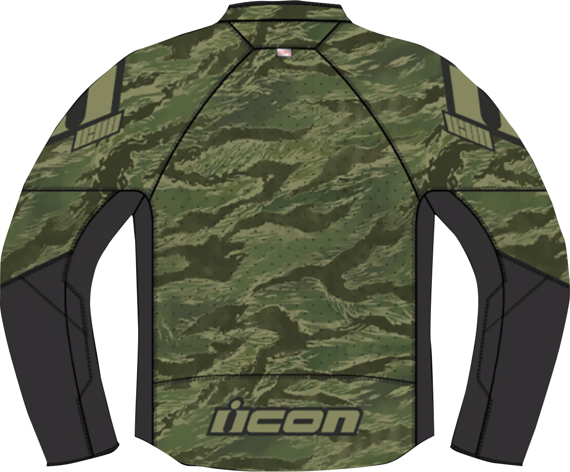 ICON Hooligan CE Tigersblood Jacket - Green - Large 2820-6154 - Image 2