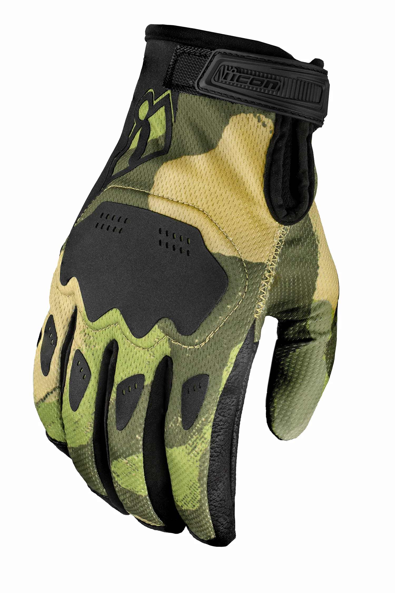 ICON Hooligan Magnacross* Gloves - Camo Tan - Small 3301-4827
