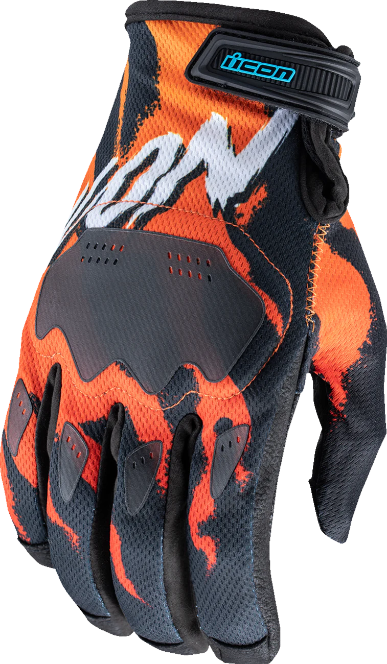 ICON Hooligan* Rad Dawn Gloves - Orange - XL 3301-4860