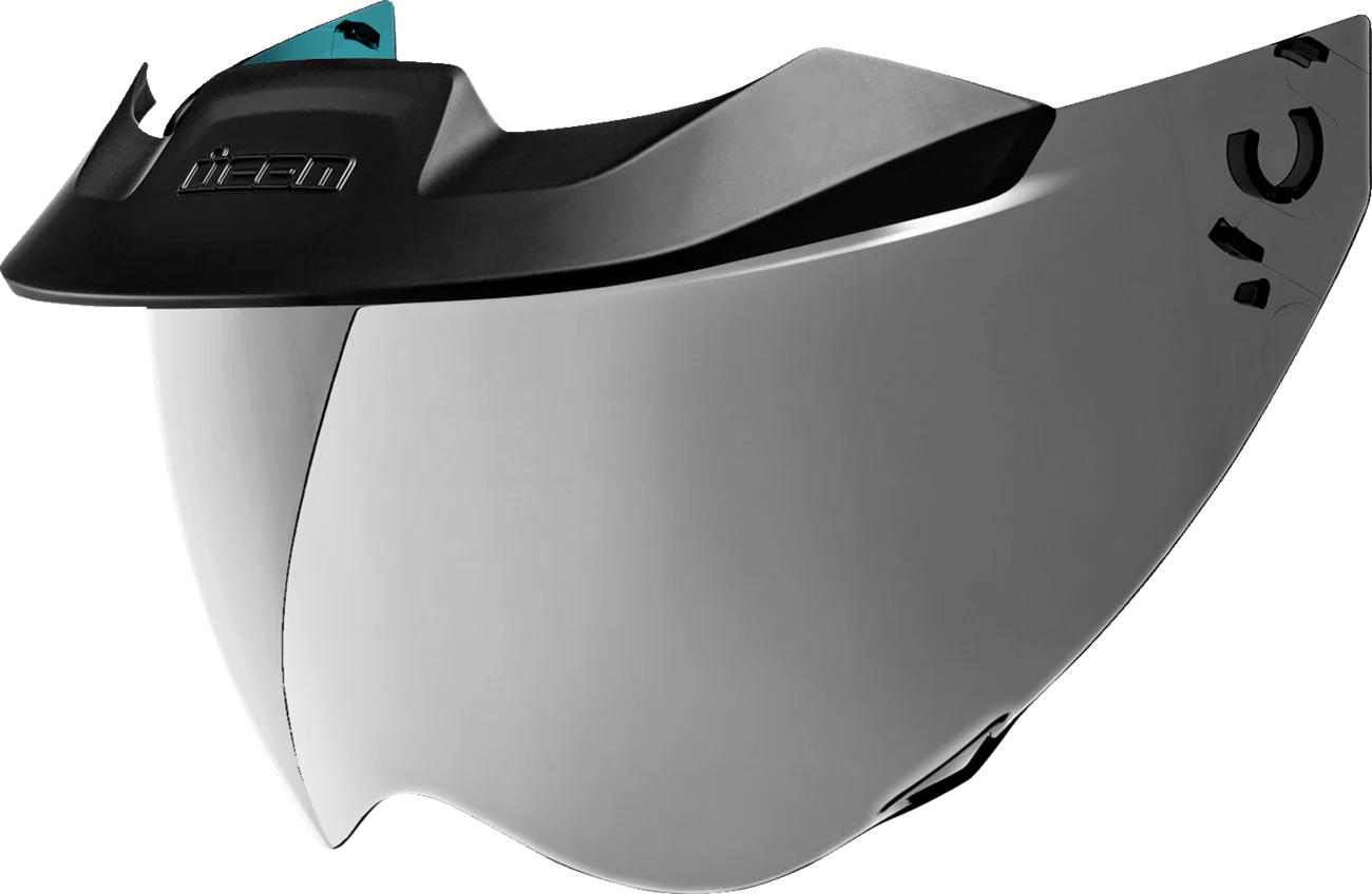 ICON MotoShield* Shield - Domain* - Warboy Chrome 0130-1326