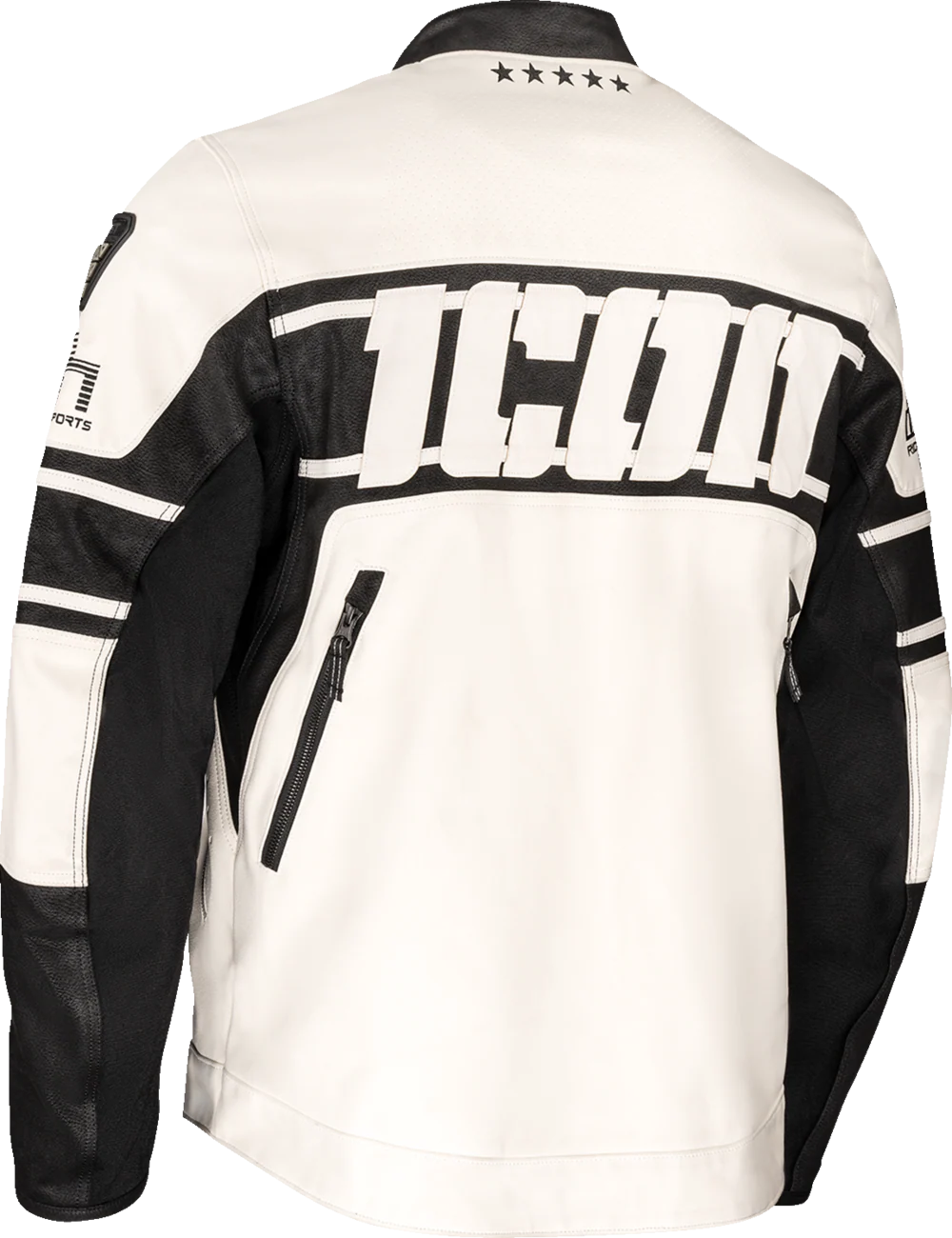 ICON Neo Daytona 2 Jacket - White/Black - Medium 2820-7069 - Image 2