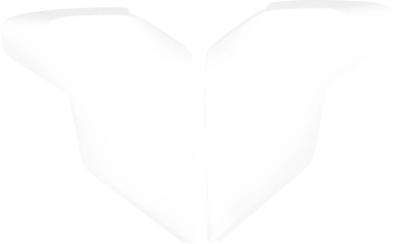 ICON Ultraflite™ Side Plates - Gloss White 0133-1754