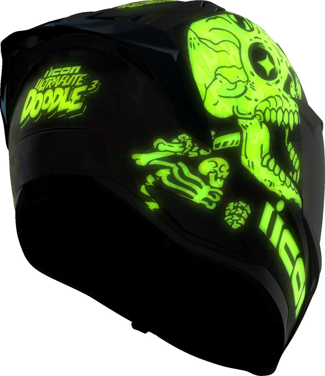 ICON Ultraflite Helmet - Doodle 3 - MIPS® - Blue - Image 10