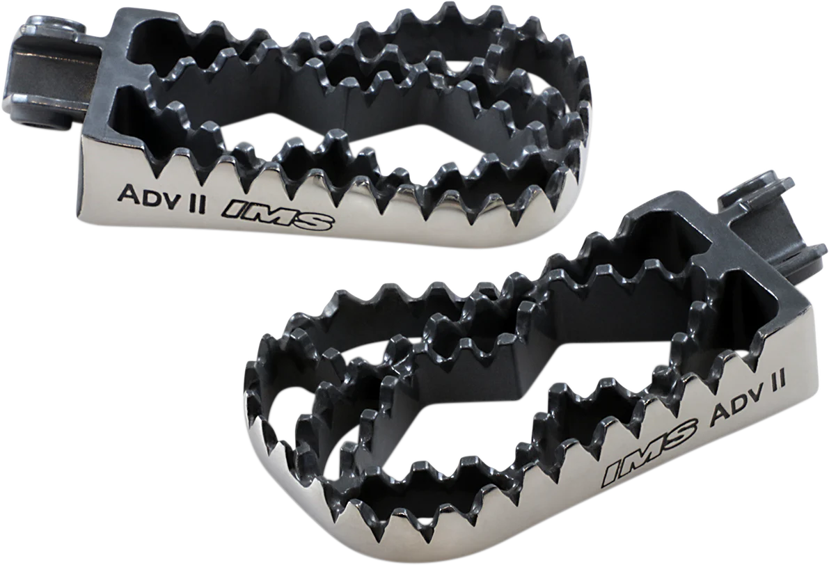 IMS PRODUCTS INC. Adventure II Foot Pegs - Black 253301-2