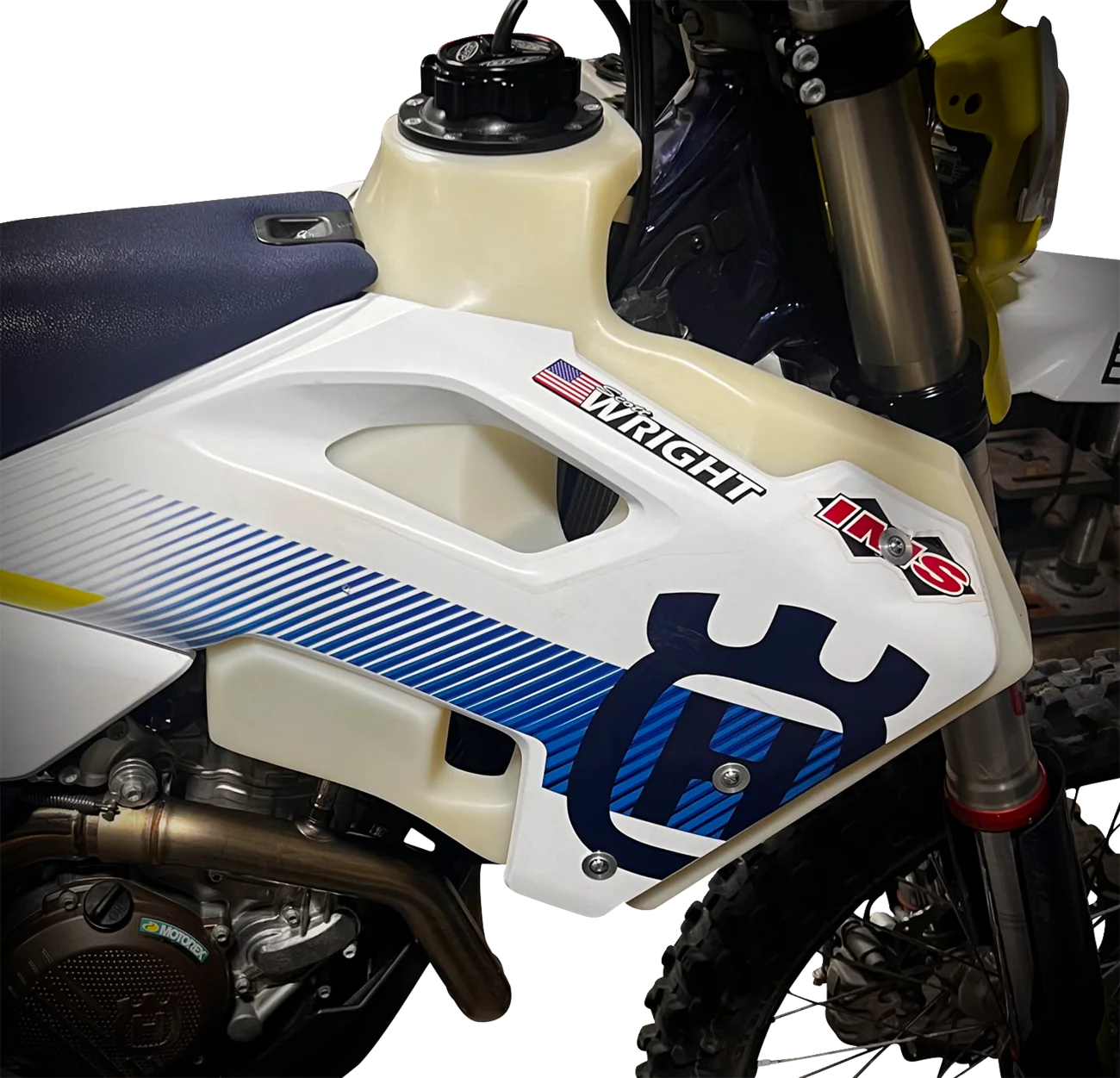 IMS PRODUCTS INC. Large-Capacity Gas Tank - Natural - Husqvarna - 4.5 Gallon 112443-N2