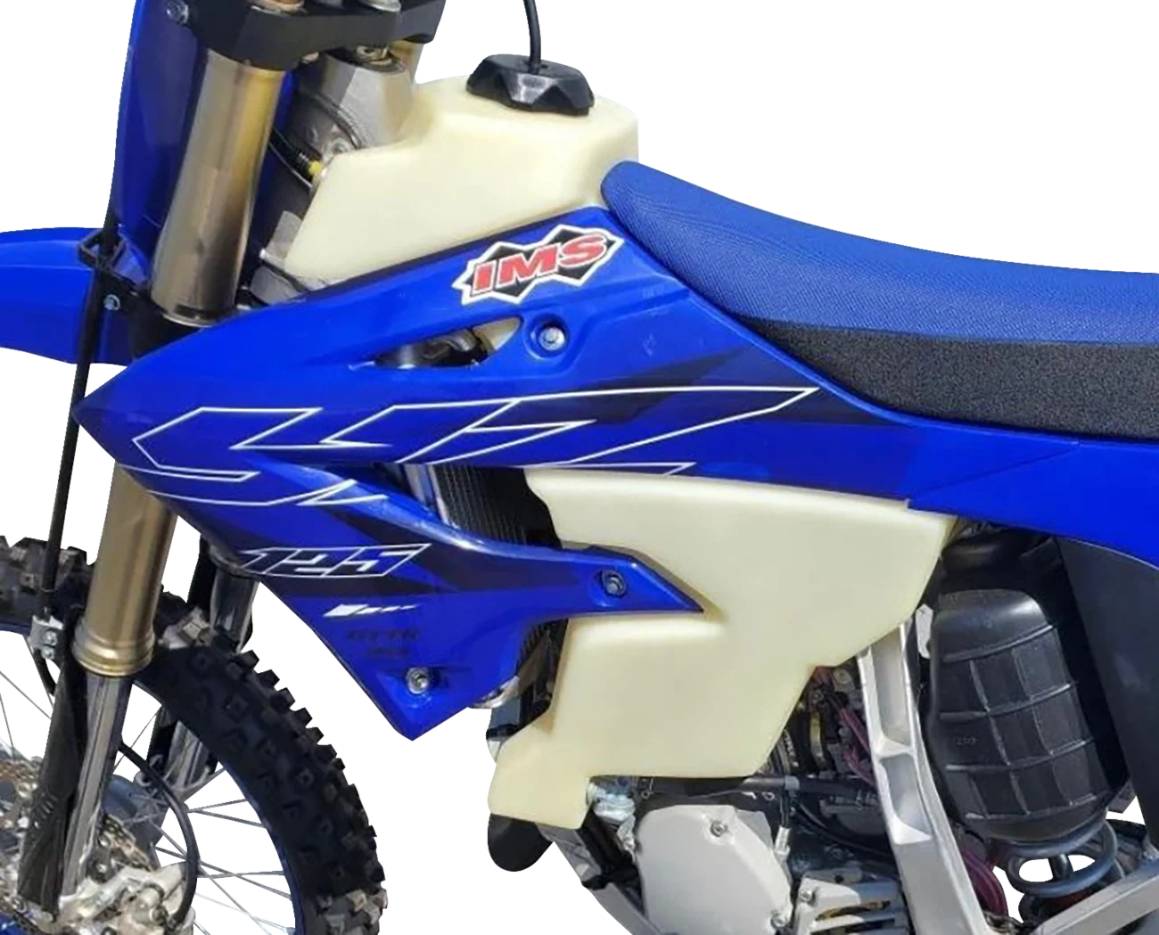 IMS PRODUCTS INC. Large-Capacity Gas Tank - Natural - Yamaha - 3.2 Gallon 117342-N2