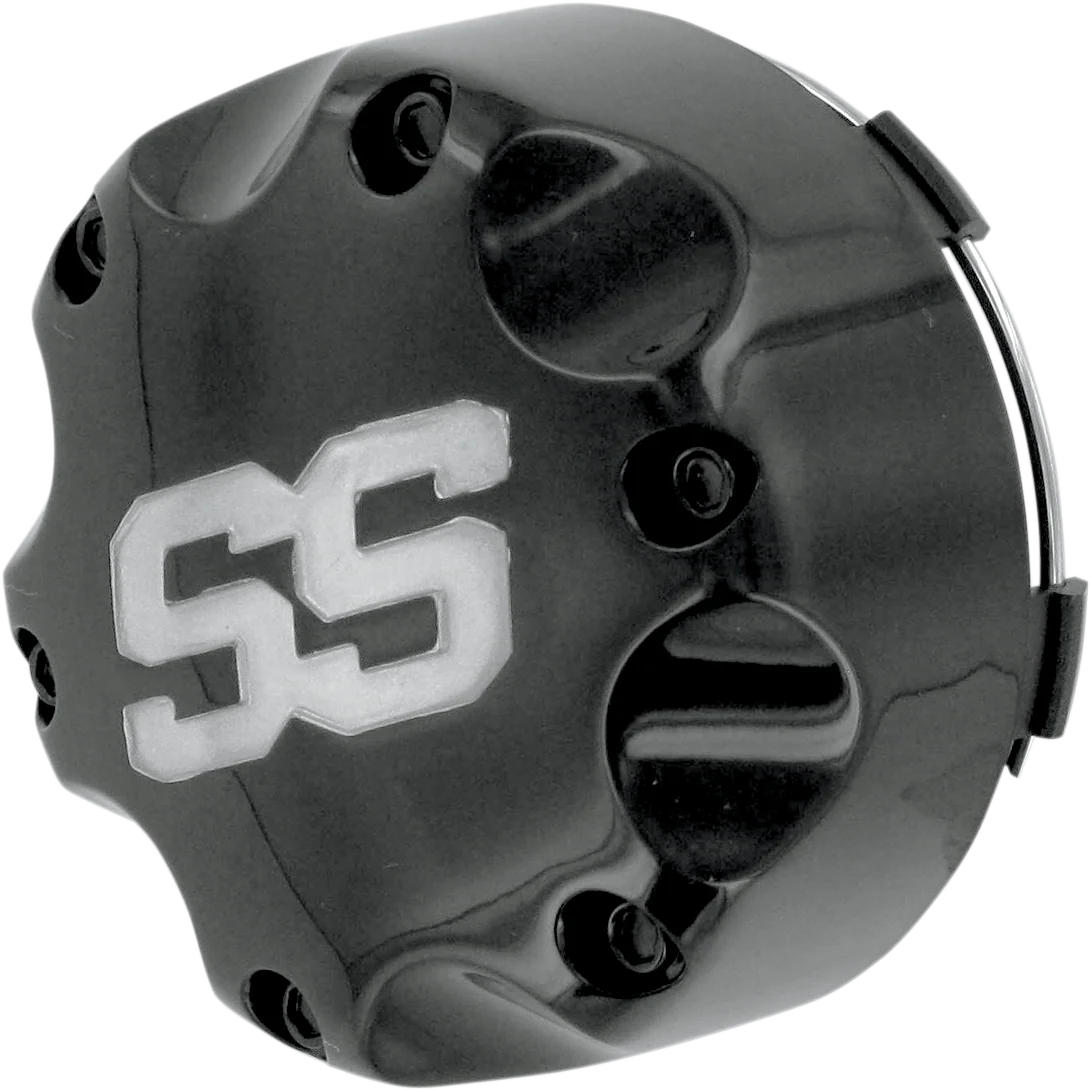 ITP Center Cap - Replacement/Wheel - SS112 - Black with Silver Lettering - 4/115 B110SS