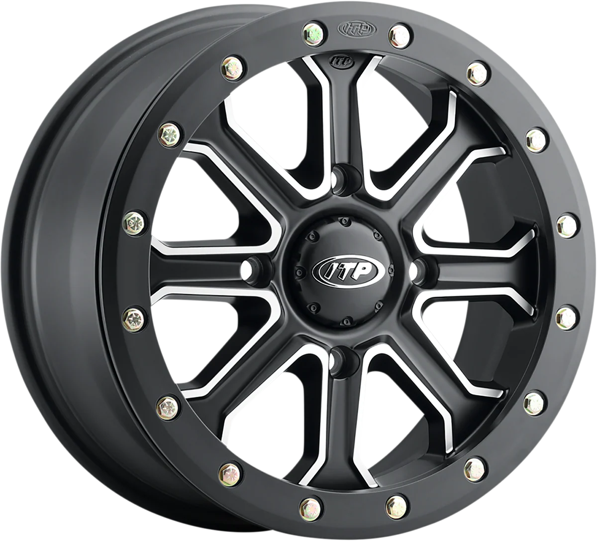 ITP Wheel - Inertia - Front/Rear - Black - 14x7 - 4/156 - 5+2 (+40 mm) 1422526727B