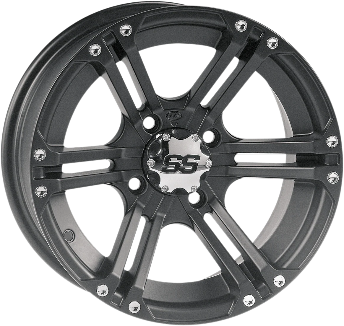 ITP Wheel - SS212 - Front - Black - 14x6 - 4/137 - 4+2 1428382536B