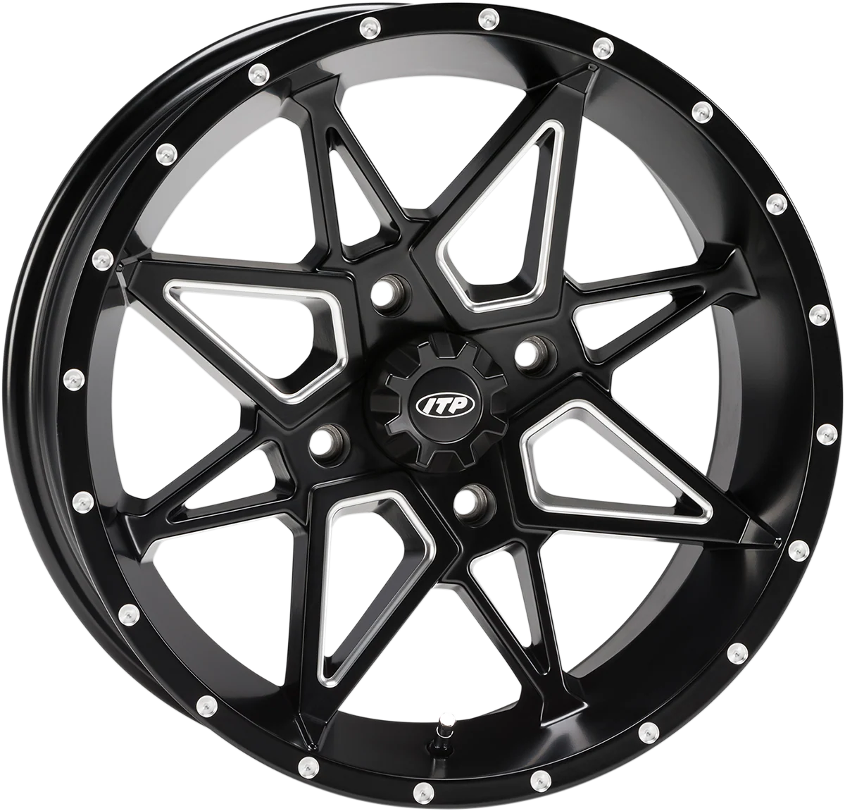 ITP Wheel - Tornado - Front/Rear - Black - 14x7 - 4/110 - 5+2 1421950727B
