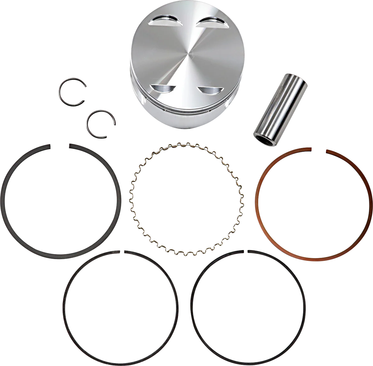 JE PISTONS Piston Kit - 100.00 mm - 10.5:1 CR - Suzuki 136633