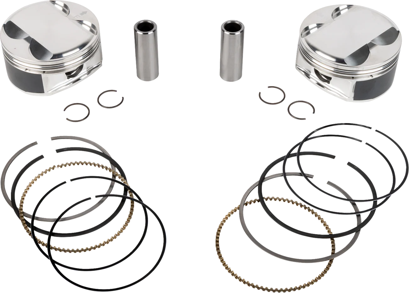 JE PISTONS Piston Kit - 4.020" Bore - 4.500" Stroke - 12.0:1 CR - 108" M8 398759