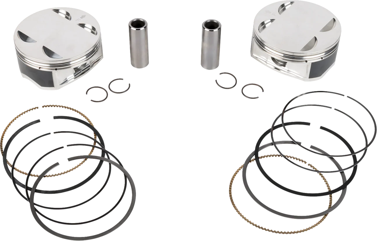 JE PISTONS Piston Kit - 4.075" Bore - 4.500" Stroke - 11.5:1 CR - 108" M8 398733