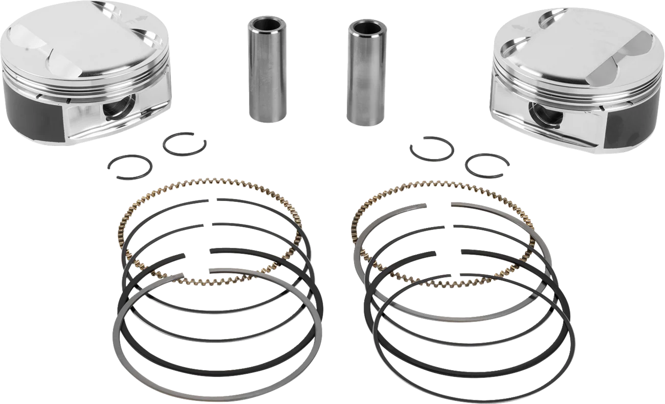 JE PISTONS Piston Kit - 4.075" Bore - 4.500" Stroke - 12.0:1 CR - 108" M8 398760