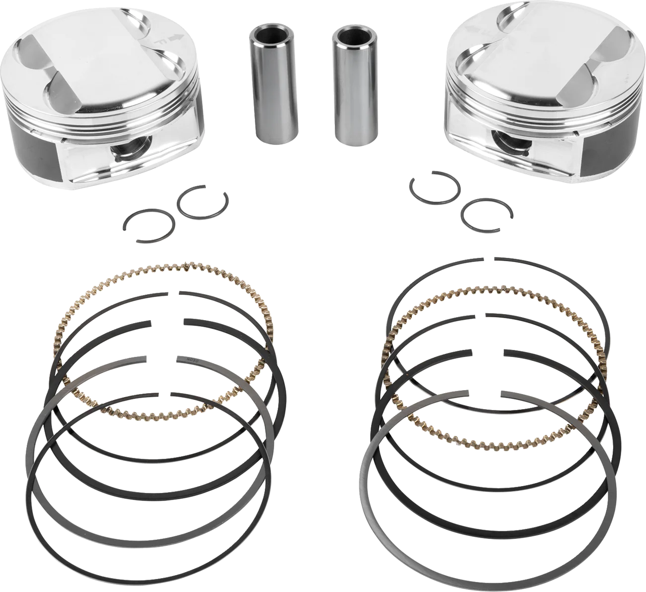 JE PISTONS Piston Kit - 4.080" Bore - 4.375" Stroke - 12.0:1 CR - 114" M8 398755