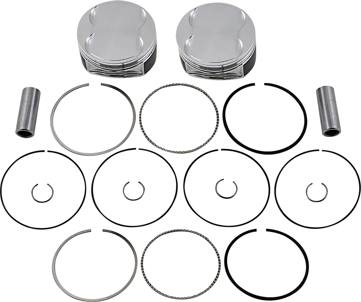 JE PISTONS Piston Kit - 4.125" Bore - +0.188" Oversize - 107" M8 370245 - Image 2