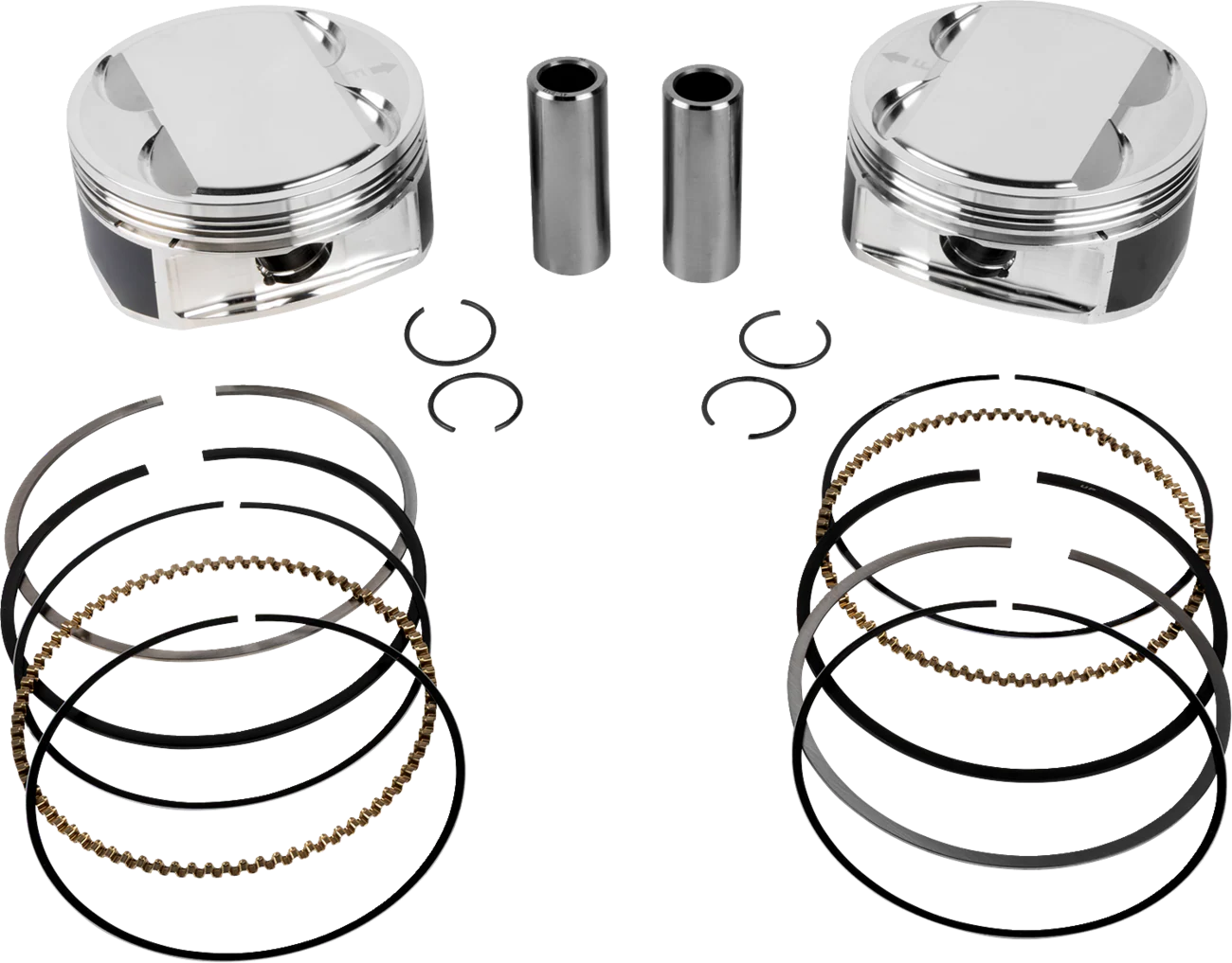 JE PISTONS Piston Kit - 4.125" Bore - 4.375" Stroke - 11.5:1 CR - 114" M8 398729
