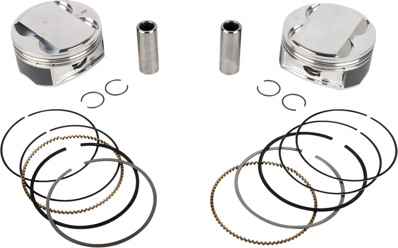 JE PISTONS Piston Kit - 4.125" Bore - 4.500" Stroke - 12.0:1 CR - 108" M8 398762