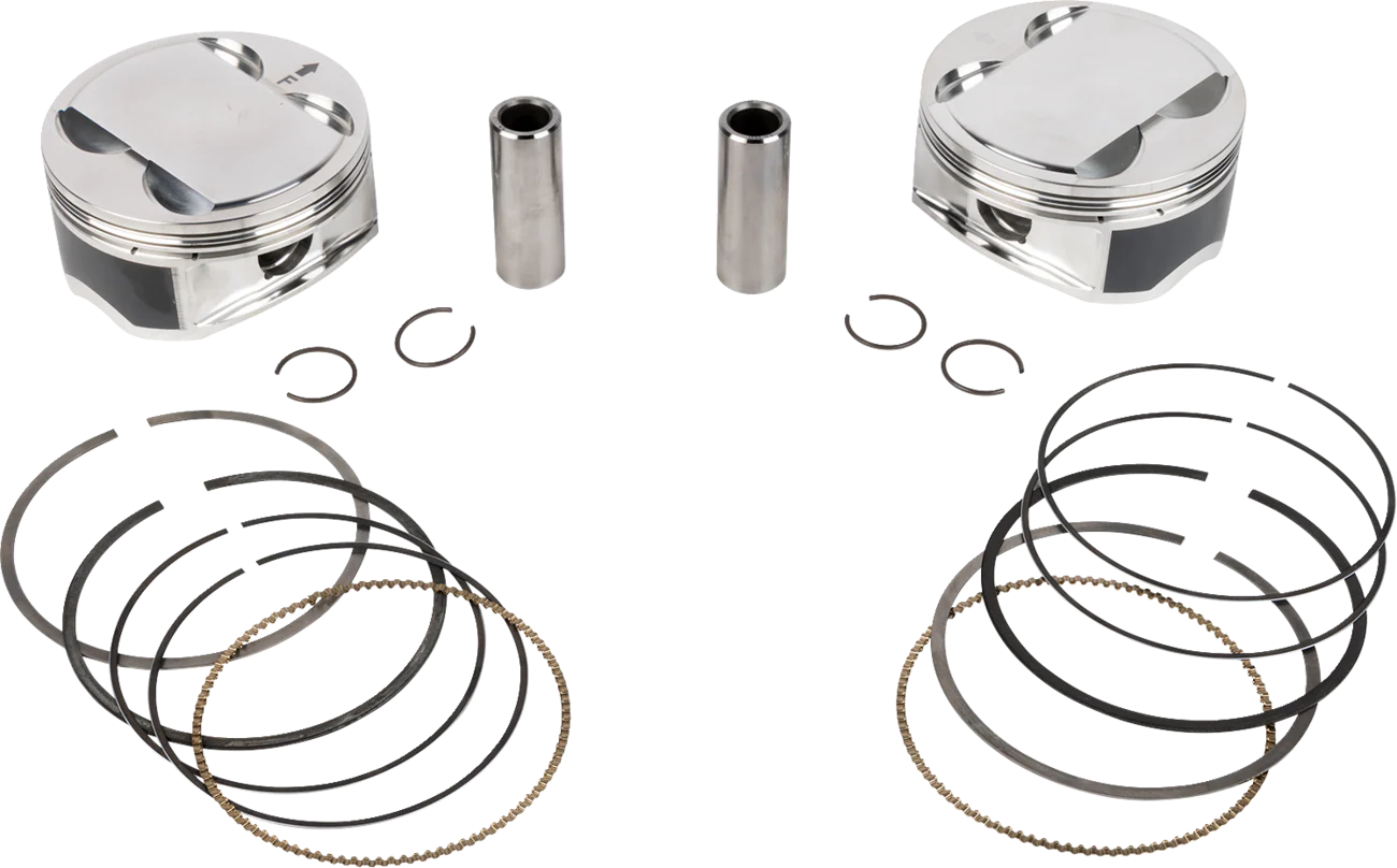 JE PISTONS Piston Kit - 4.250" Bore - 4.375" Stroke - 12.0:1 CR - 114" M8 398757