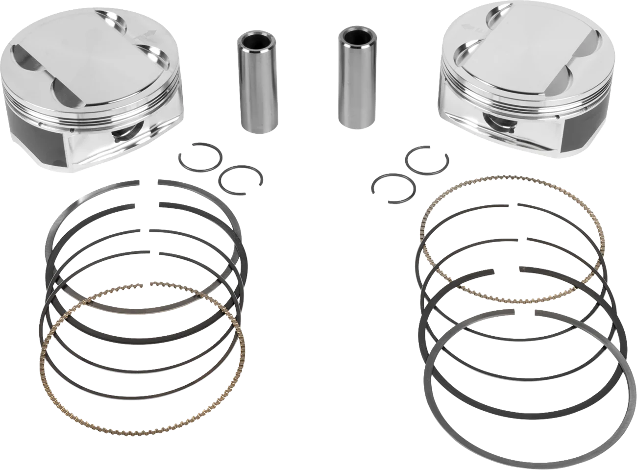 JE PISTONS Piston Kit - 4.250" Bore - 4.500" Stroke - 12.0:1 CR - 108" M8 398763