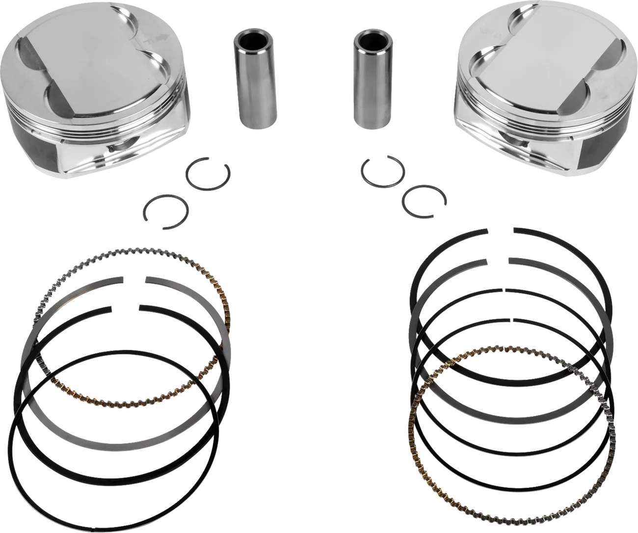 JE PISTONS Piston Kit - 4.255" Bore - 4.375" Stroke - 12.0:1 CR - 114" M8 399160