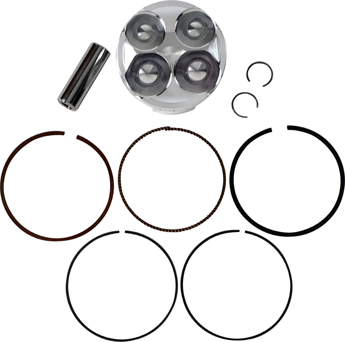 JE PISTONS Piston Kit - 66.00 mm - 12.5:1 CR - Honda 262279