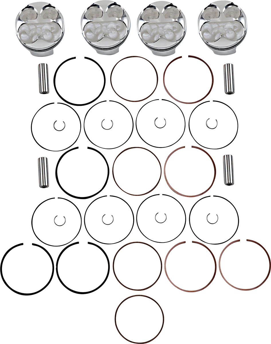 JE PISTONS Piston Kit - 69.00 mm - 13.0:1 CR - Suzuki 255720