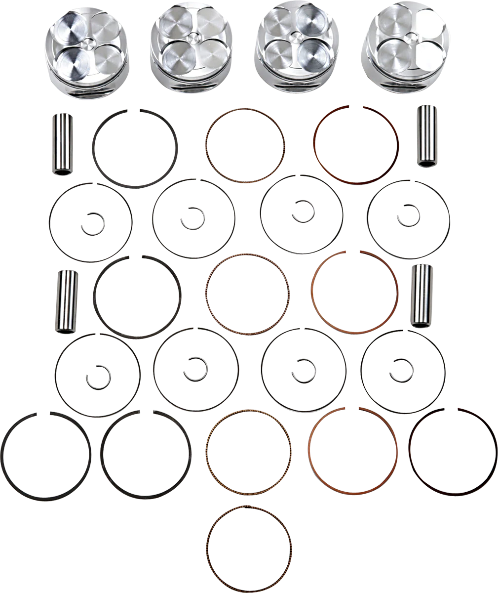 JE PISTONS Piston Kit - 74.00 mm - 12.0:1 CR - Kawasaki 153764