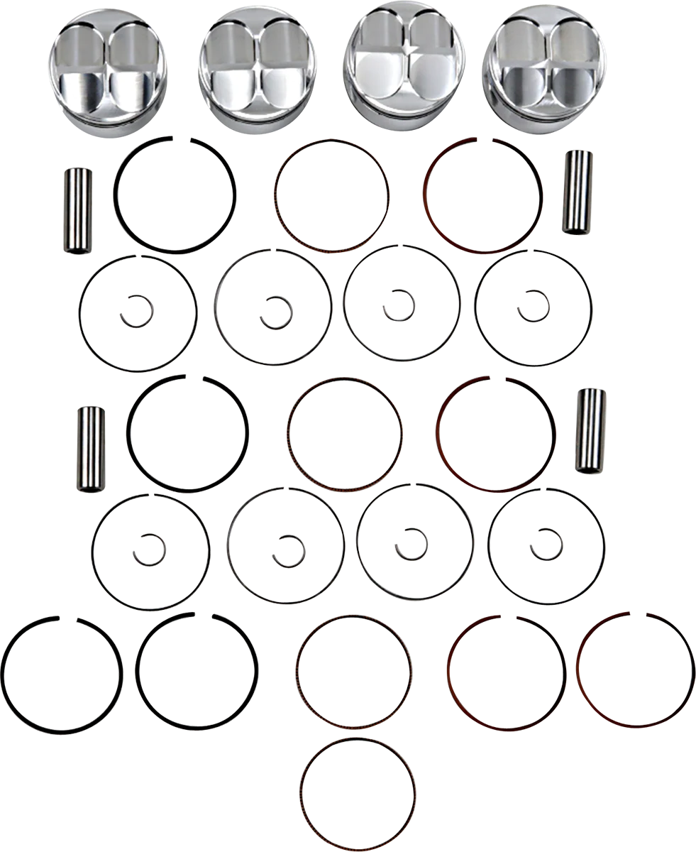 JE PISTONS Piston Kit - 74.00 mm - 13.0:1 CR - Kawasaki 149299