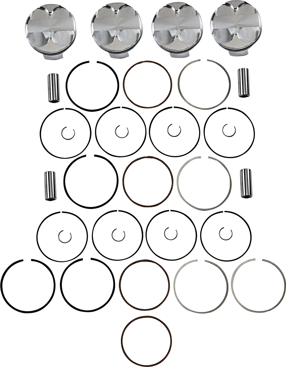JE PISTONS Piston Kit - 76.00 mm - 13.5:1 CR - Kawasaki 284718